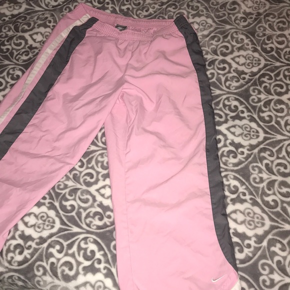 baby pink nike sweatpants
